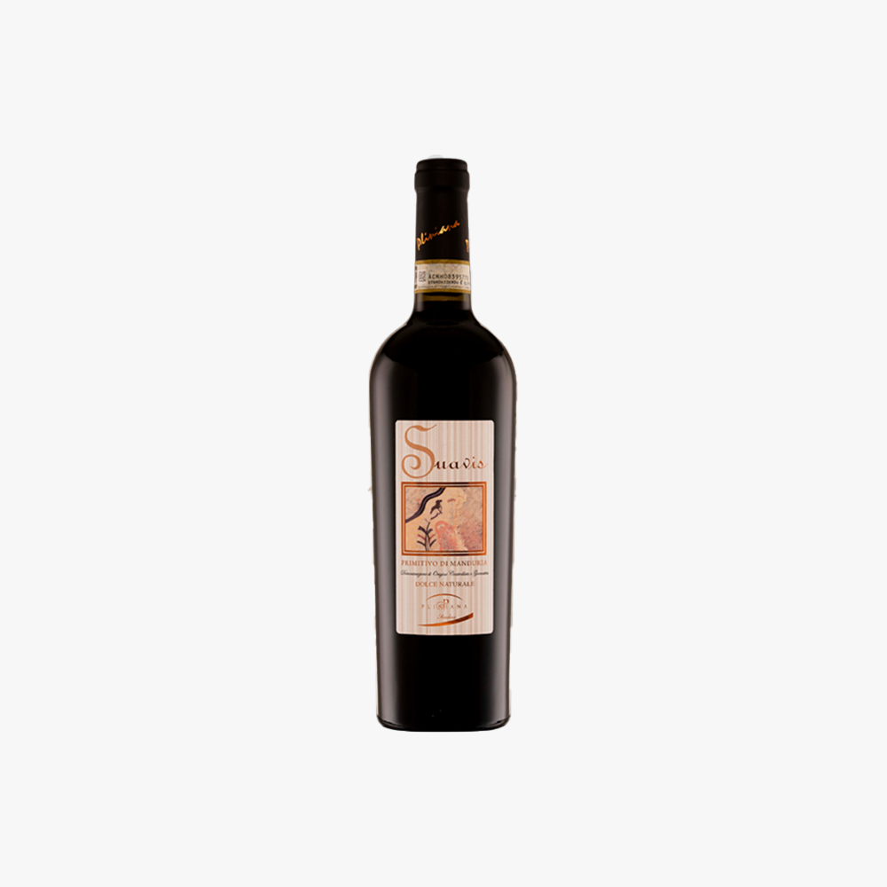 Primitivo Dolce Naturale ‘Suavis’ 2017, Cantina Pliniana